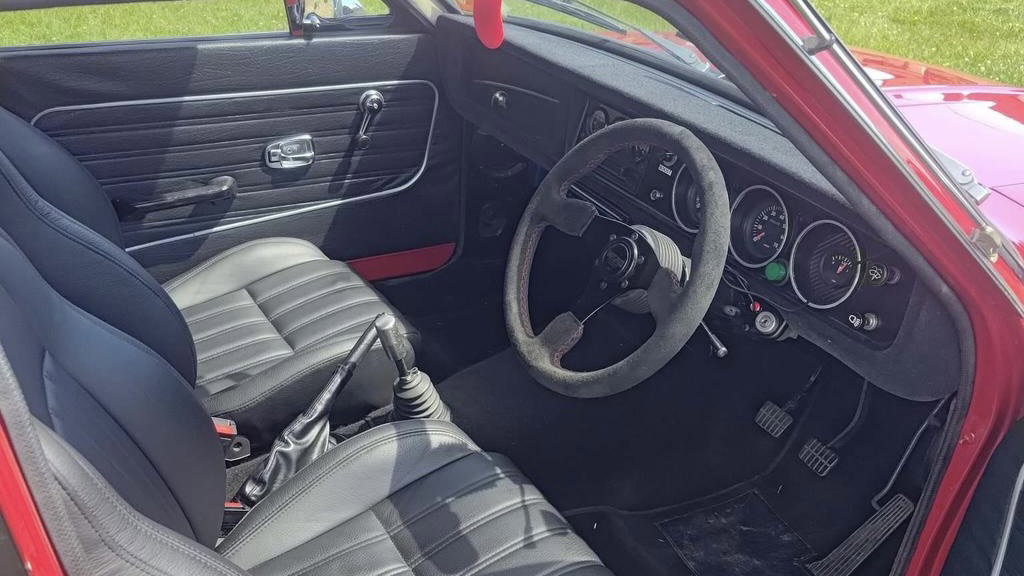 SR20-swapped Datsun 1200 - interior